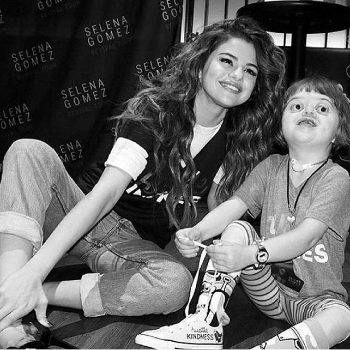 Selena y su fan