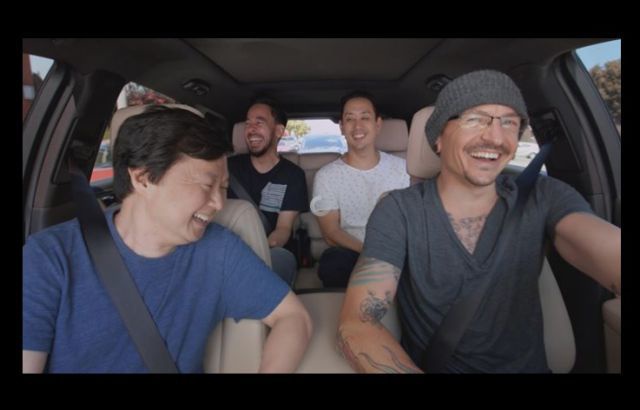 Apple acaba de publicar una versión de Carpool Karaoke con Chester. Fué grabado justo una semana antes de su muerte.