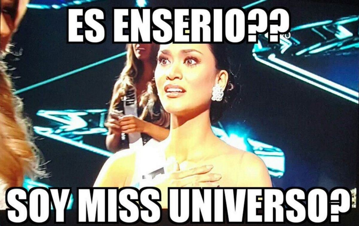 Un Miss Universo algo confuso